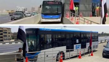 وزارة النقل تبدأ تجارب الأتوبيس الترددى BRT أعلى الطريق الدائرى