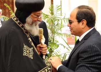 البابا تواضروس الثاني يهنئ الرئيس السيسي بعيد الأضحى المبارك