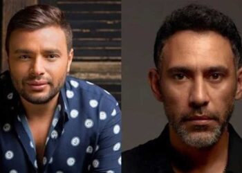 الفنان رامي صبري والفنان عمرو مصطفي
