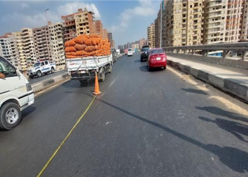 غلق طريق الإسكندرية الزراعي وتحويلة لـ «الإقليمي» بعد هبوط بكوبري بنها 3