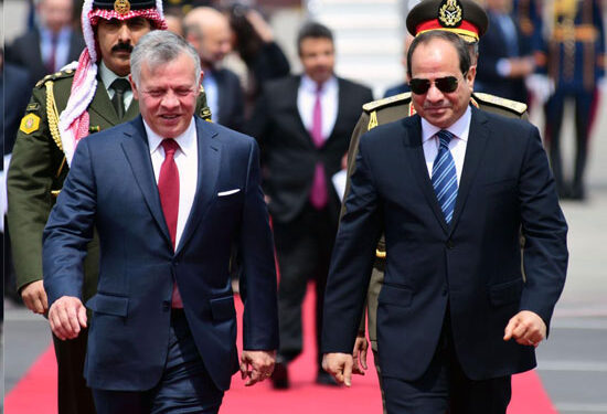 الرئيس السيسي يستقبل ملك الأردن لعقد قمة ثنائية عن الوضع في غزة