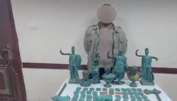 الداخلية تضبط 448 قطعة أثرية بحوزة شخصين في الإسكندرية