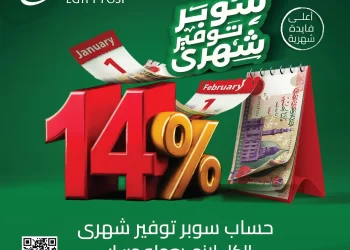 البريد المصري يطلق حساب توفير جديد بعائد سنوي 14%