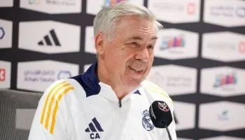 كارلو أنشيلوتي: مواجهة ريال مايوركا في نصف نهائي السوبر الإسباني ستكون صعبة