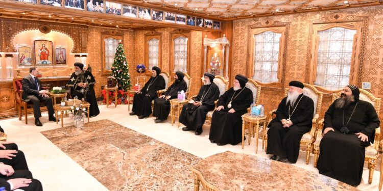“البابا تواضروس يستقبل وزير الداخلية ووفد الوزارة لتهنئته بعيد الميلاد المجيد”