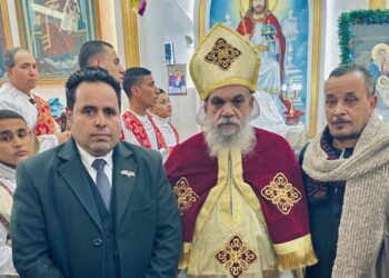 فتحي العاطون يشارك الأقباط احتفالاتهم بعيد الميلاد المجيد