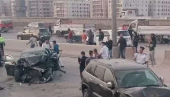 مصرع شخص وإصابة اثنين في حادث انقلاب سيارة بالبدرشين