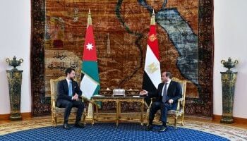 الرئيس السيسي يستقبل ولي عهد الأردن ويؤكد حرص مصر على تعزيز العلاقات الثنائية