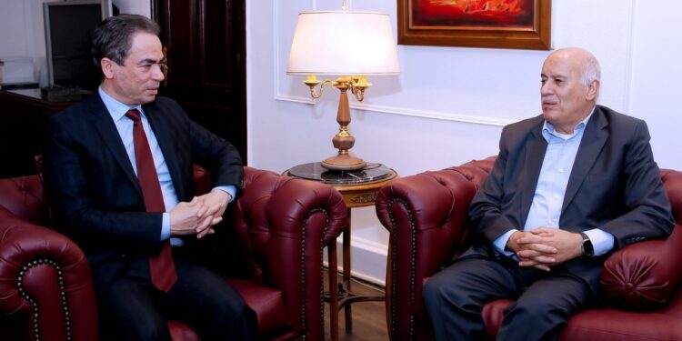 جبريل الرجوب يزور ماسبيرو ووكالة رويترز تبرز حديثه للنيل للأخبار