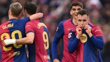 برشلونة يتصدر قائمة الأندية الأكثر تهديفًا في دوري أبطال أوروبا 2024-25