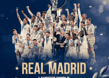 ريال مدريد يُتوَّج بجائزة أفضل فريق في العالم في حفل جوائز لوريوس 2024