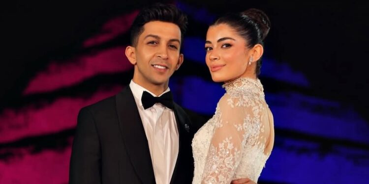 انطلاق حفل زفاف هشام جمال وليلى أحمد زاهر في أجواء مميزة بهرم سقارة