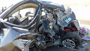 مصرع 6 أشخاص وإصابة آخر في حادث تصادم مروع بوادي النطرون