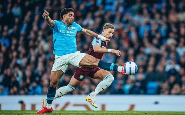 مانشستر سيتي يتفوق على أستون فيلا بثنائية ويصعد للمركز الثالث في الدوري الإنجليزي