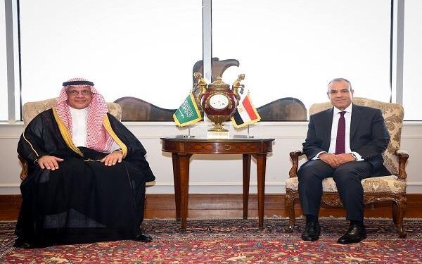 وزير الخارجية يستقبل أمين مجلس التنسيق الأعلى المصري السعودي