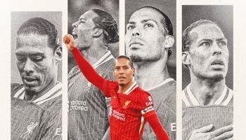 فيرجيل فان دايك يصل للمباراة المئوية كقائد لليفربول ضد وست هام