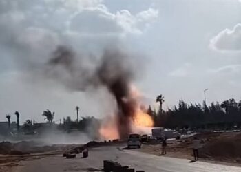 النيابة تحقق في مصرع 3 وإصابة 13 في حريق خط غاز بطريق الواحات بـ6 أكتوبر