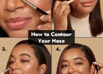 3 خطوات لتحديد الأنف والجبهة بالكونتور بشكل احترافي