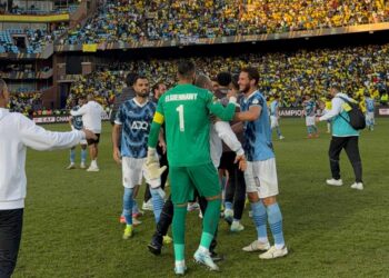 بيراميدز يتعادل إيجابيًا مع صن داونز في ذهاب نهائي دوري أبطال أفريقيا