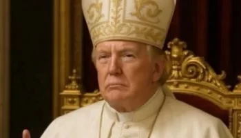 ترامب ينشر صورته بزي البابا ويصرح: “أرغب أن أكون بابا الفاتيكان الجديد”