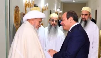 الرئيس السيسي يستقبل سلطان طائفة البهرة ويشيد بمساهماتهم في ترميم مقامات آل البيت والمشروعات التنموية بمصر