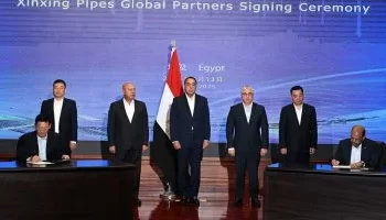 رئيس الوزراء يشهد توقيع عقود توريد مواسير “شين شينج” بقيمة 34.5 مليار جنيه لمشروعات قومية وإقليمية