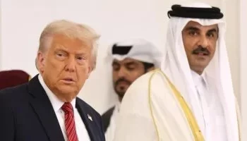 ترامب في قطر يلقى كلمة أمام الجنود الأمريكيين