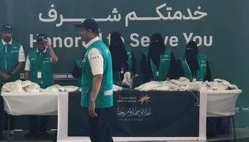 وصول أولى رحلات حجاج التضامن الاجتماعي إلى المدينة المنورة وسط استقبال رسمي مميز