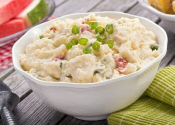 طريقة عمل سلطة البطاطس المقرمشة على طريقة الشيف مي صيام