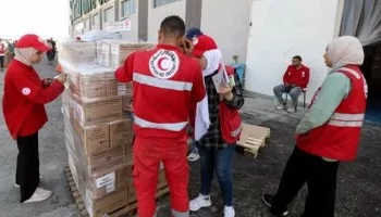 الهلال الأحمر المصري يواصل إرسال مساعدات “زاد العزة” إلى غزة لليوم الرابع بـ1000 طن إمدادات