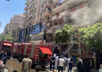 انفجار كمبروسر هواء داخل محطة وقود بشارع رمسيس