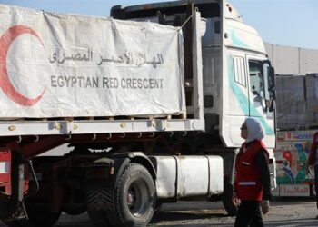 الهلال الأحمر المصري: القافلة الـ11 من “زاد العزة” محملة بأكثر من 3700 طن مساعدات إلى غزة