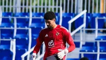 محمد سيحا حارس الأهلي ينجو من حادث سيارة