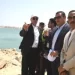وزيرا الإسكان ومحافظ مطروح يتفقدان مشروع كوبري روميل