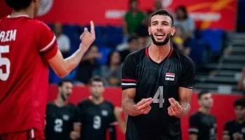 محمود حودة يتصدر قائمة أفضل ضارب في بطولة العالم للشباب للكرة الطائرة