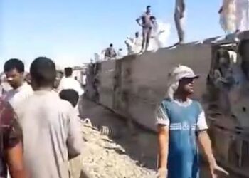 انقلاب عدد من عربات قطار في مطروح