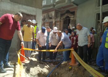 حقيقة اشتعال غاز عند فتح الحنفيات بقرية شرنوب بالبحيرة