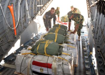 بتوجيهات من الرئيس السيسي.. القوات المسلحة تواصل دعم غزة عبر الإسقاط الجوي والمساعدات البرية