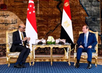 السيسي: توافق مصري – سنغافوري لإنهاء الكارثة الإنسانية في غزة