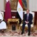 السيسي يلتقي أمير قطر بالدوحة.. تأكيد التضامن ورفض العدوان الإسرائيلي