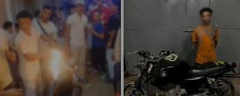 ضبط المتهم بإشعال النار في دراجته ابتهاجا بحفل زفاف في الخصوص