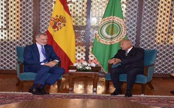 أبو الغيط يستقبل ملك إسبانيا ويعبر عن تقديره لمواقف مدريد من القضية الفلسطينية