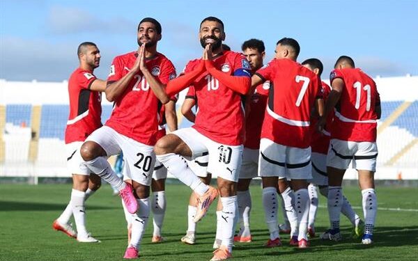منتخب مصر يتقدم على جيبوتي بثنائية نظيفة في الشوط الأول بتصفيات المونديال