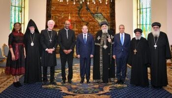 الرئيس السيسي يستقبل وفد مجلس الكنائس العالمي برئاسة الأمين العام للمجلس