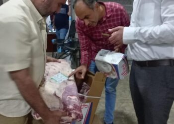 ضبط 54 طن لحوم فاسدة داخل مخزن بمدينة العبور