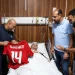 وفد من الأهلي يزور الكابتن حسن شحاتة في المستشفى للاطمئنان على حالته الصحية