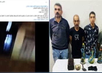 الداخلية تضبط المتهمين بفيديو إدارة مقهى لتعاطى المواد المخدرة بدمياط
