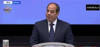 الرئيس السيسي: أوروبا تساهم بـ 32% من إجمالي حجم الاستثمارات في مصر