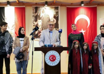 تحيا غزة.. فعالية تضامن في سفارة تركيا بالقاهرة: دعم لـ 170 عائلة من غزة