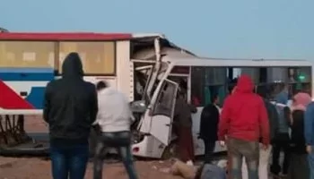 حادث مروع على طريق رأس غارب – الغردقة: مصرع شخصين وإصابة 36 بينهم 34 سائحاً أجنبياً